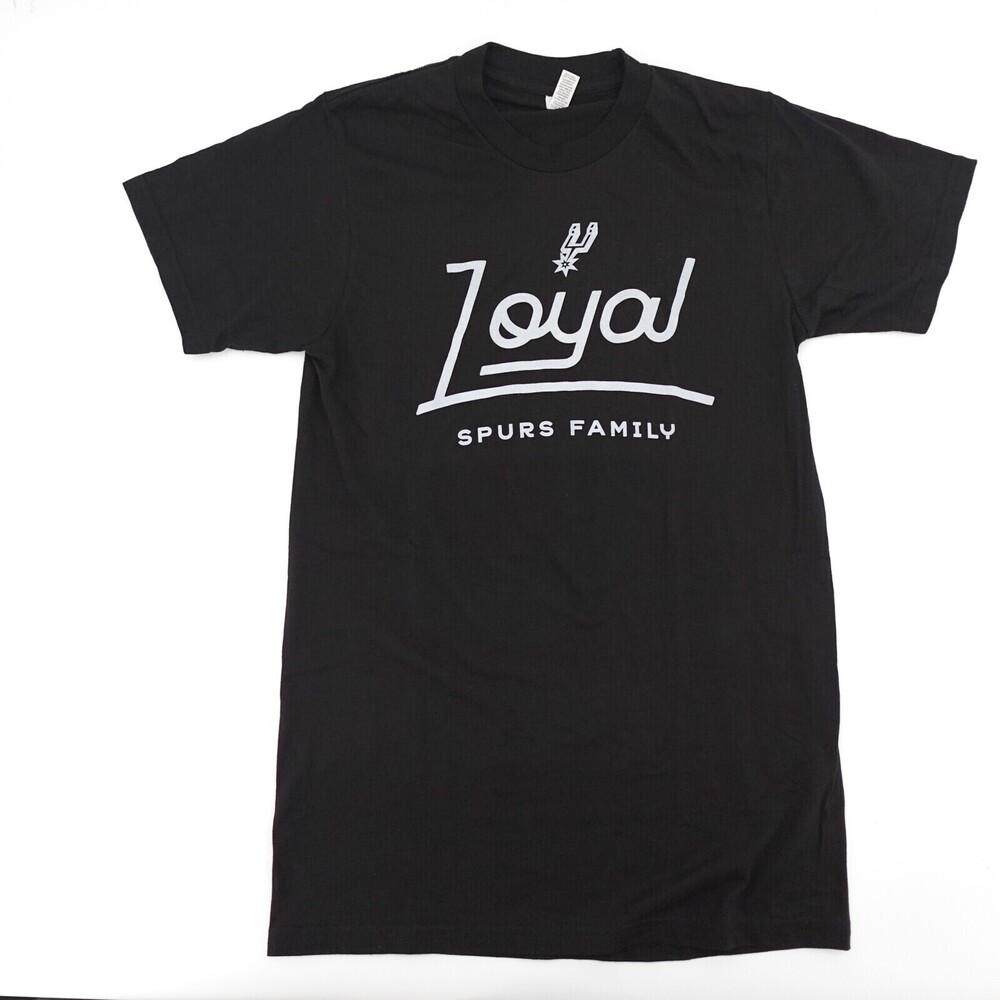 San Antonio SPURS Shirt Adult Small T-Shirt Loyal Spurs Family NBA Basketball